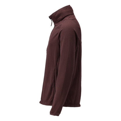 Suéter de microfleece com jaqueta de microfleece com zíper curto