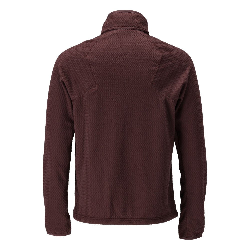Suéter de microfleece com jaqueta de microfleece com zíper curto