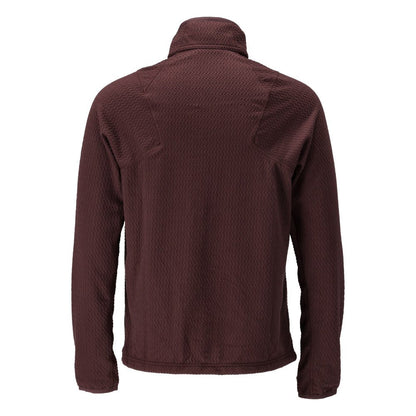 Suéter de microfleece com jaqueta de microfleece com zíper curto