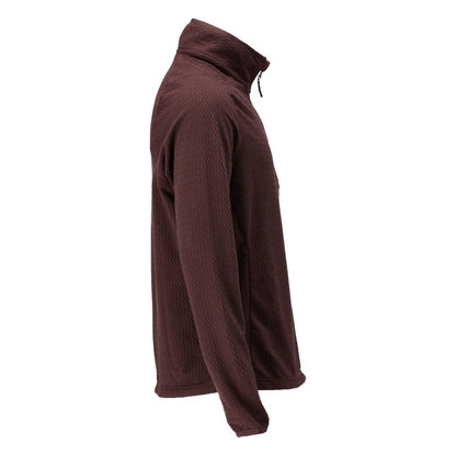 Suéter de microfleece com jaqueta de microfleece com zíper curto
