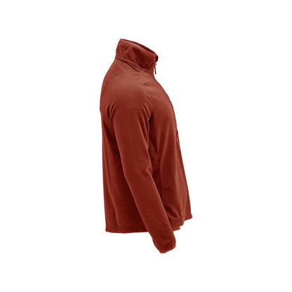 Suéter de microfleece com jaqueta de microfleece com zíper curto