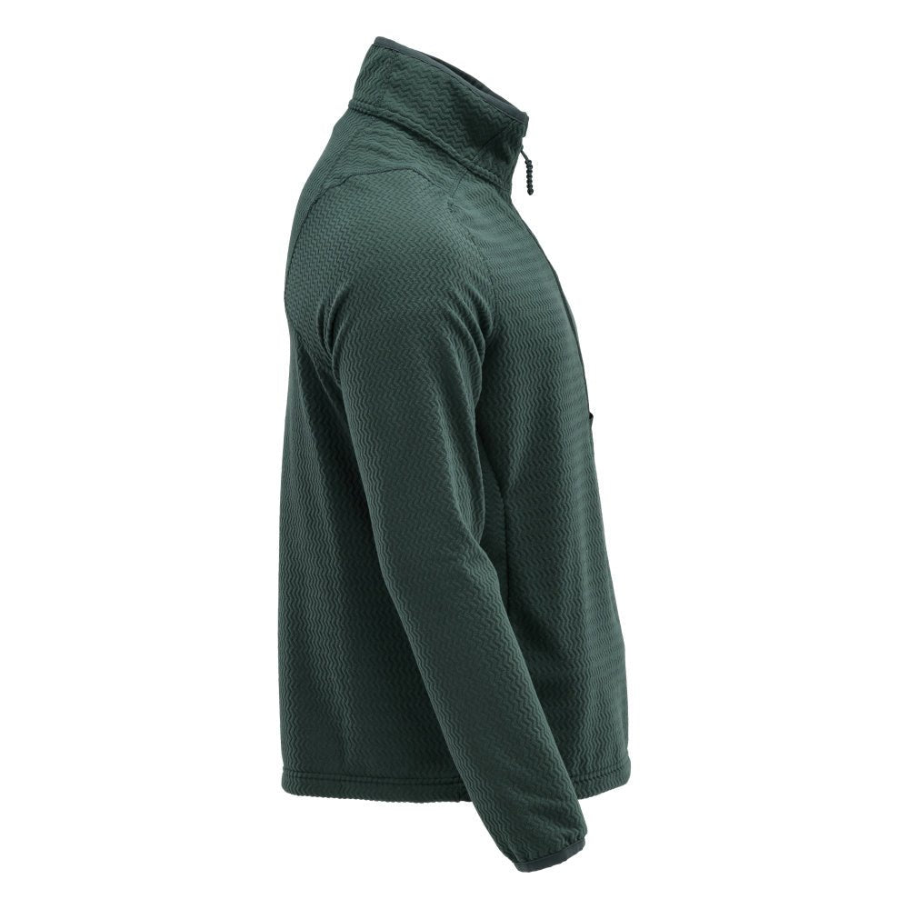 Suéter de microfleece com jaqueta de microfleece com zíper curto