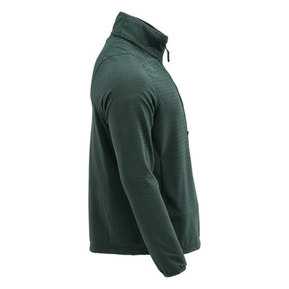 Suéter de microfleece com jaqueta de microfleece com zíper curto