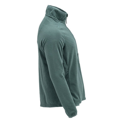 Suéter de microfleece com jaqueta de microfleece com zíper curto