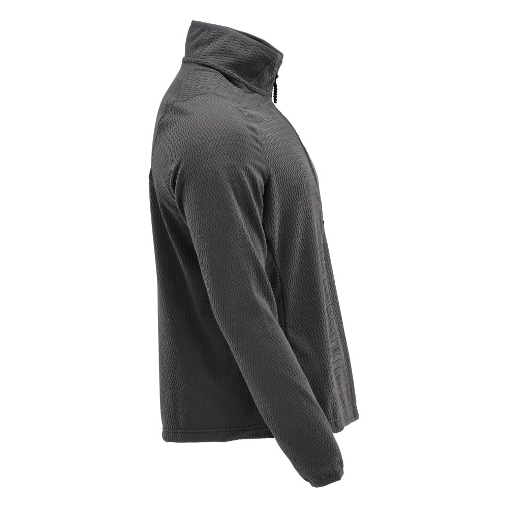 Suéter de microfleece com jaqueta de microfleece com zíper curto