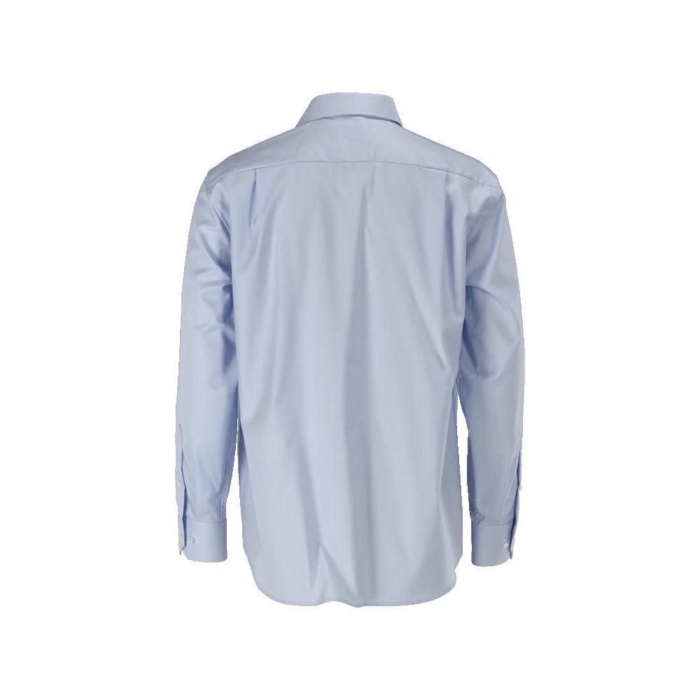 Camisa, ajuste clássico, azul claro/branco