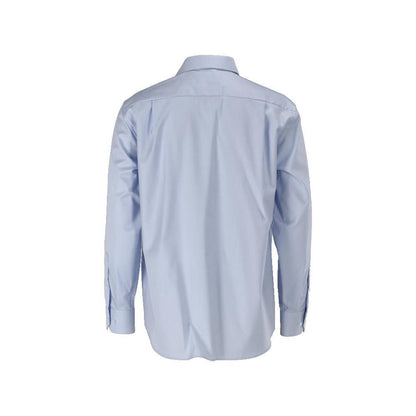 Camisa, ajuste clássico, azul claro/branco