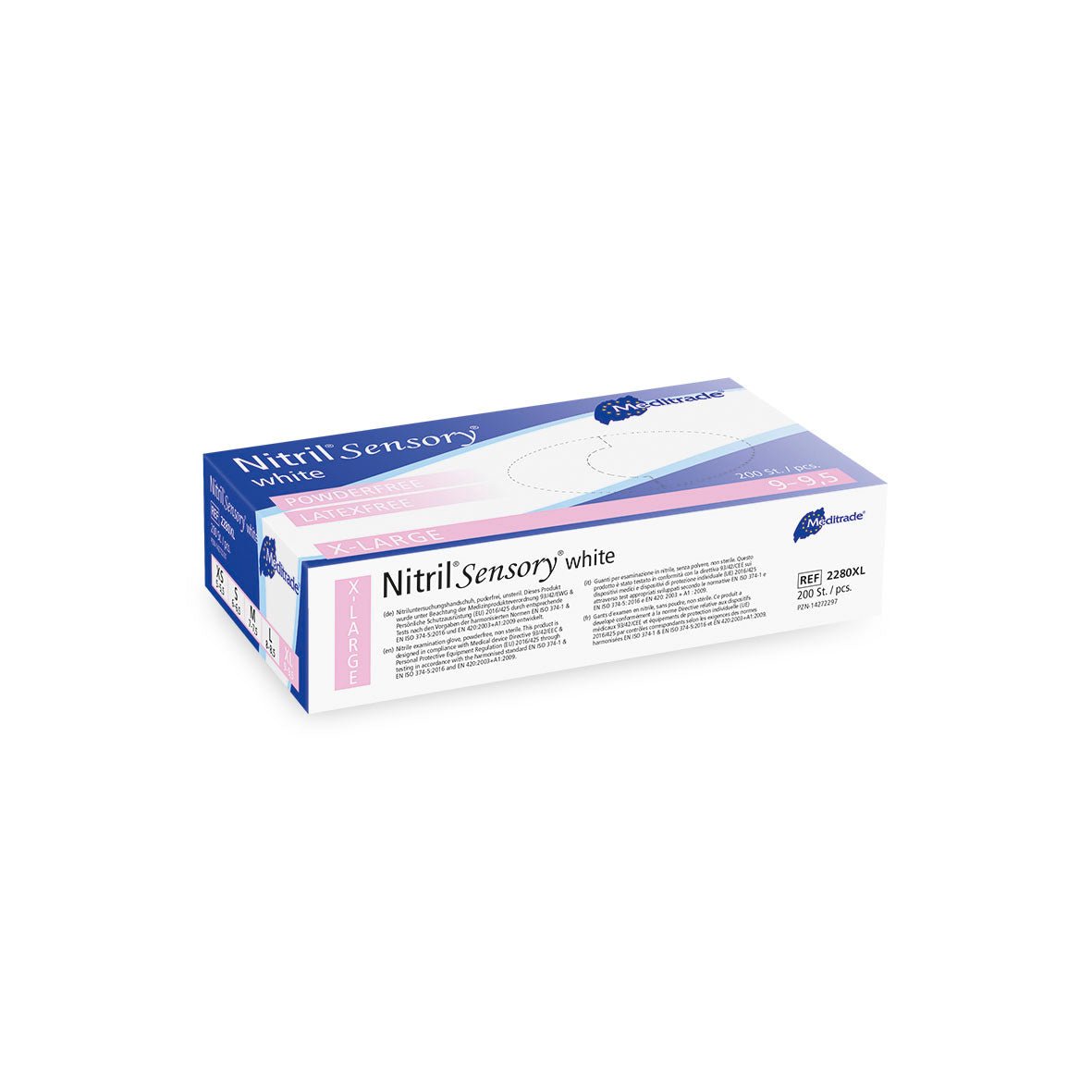 Meditrade Nitrilo Sensorial branco