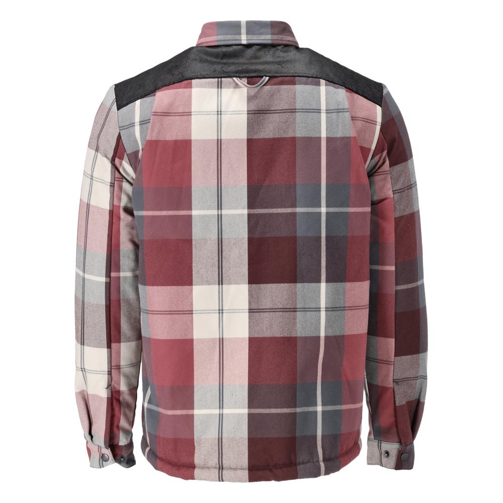 Camisa xadrez, forro de fibra de pelo, camisa térmica