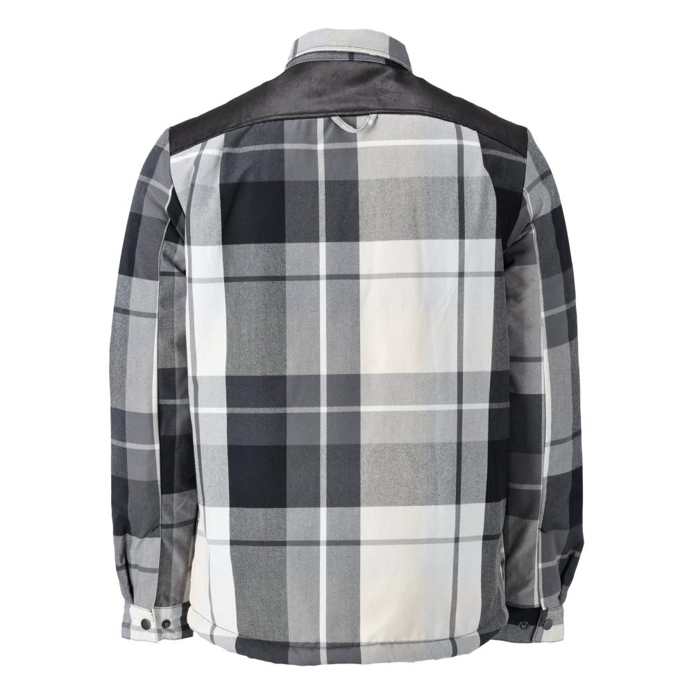 Camisa xadrez, forro de fibra de pelo, camisa térmica