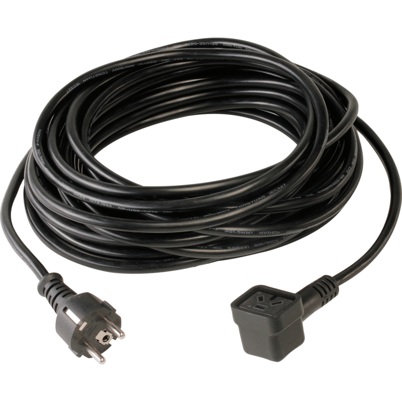 Cabo de alimentação Numatic de 2 fios, 10,0 m x 1,00 mm, NuCable, preto | Pacote (1 peça)