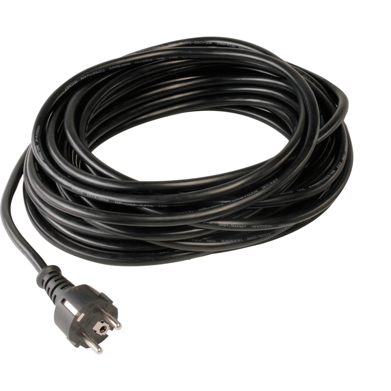 Cabo de alimentação Numatic de 2 fios, 10,0 m x 1,00 mm, preto | Pacote (1 peça)