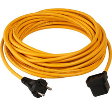 Cabo de alimentação Numatic NuCable com ficha, 3 x 1 mm² - 15 m de comprimento AMARELO | Pacote (1 peça)