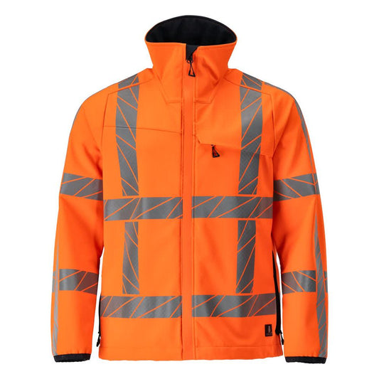 Jaqueta softshell Jaqueta Soft Shell, laranja de alta visibilidade
