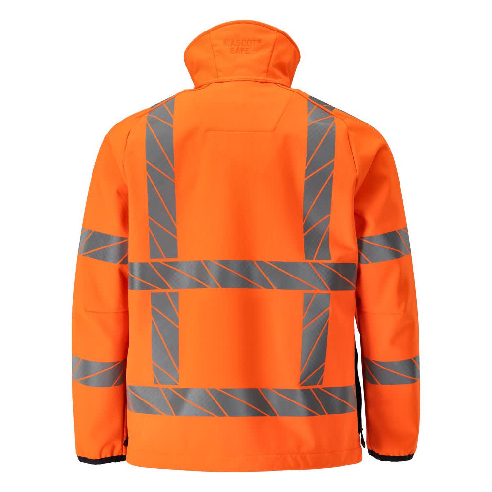 Jaqueta softshell Jaqueta Soft Shell, laranja de alta visibilidade