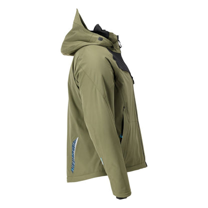 Casaco de inverno com CLIMASCOT®, casaco de inverno impermeável, verde musgo/preto