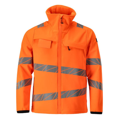 Jaqueta softshell Jaqueta softshell, laranja de alta visibilidade