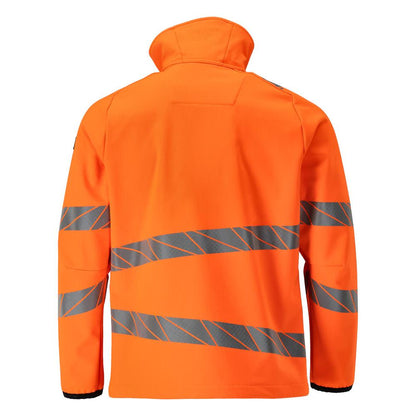 Jaqueta softshell Jaqueta softshell, laranja de alta visibilidade