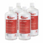 Quatro garrafas claras de 325 ml do Abena Re-Seller GmbH GastroPower GP Twin Sanitärreiniger (1999915027), pacote de 4, estão dispostas sobre um fundo branco - ideal para a limpeza profissional comercial.
