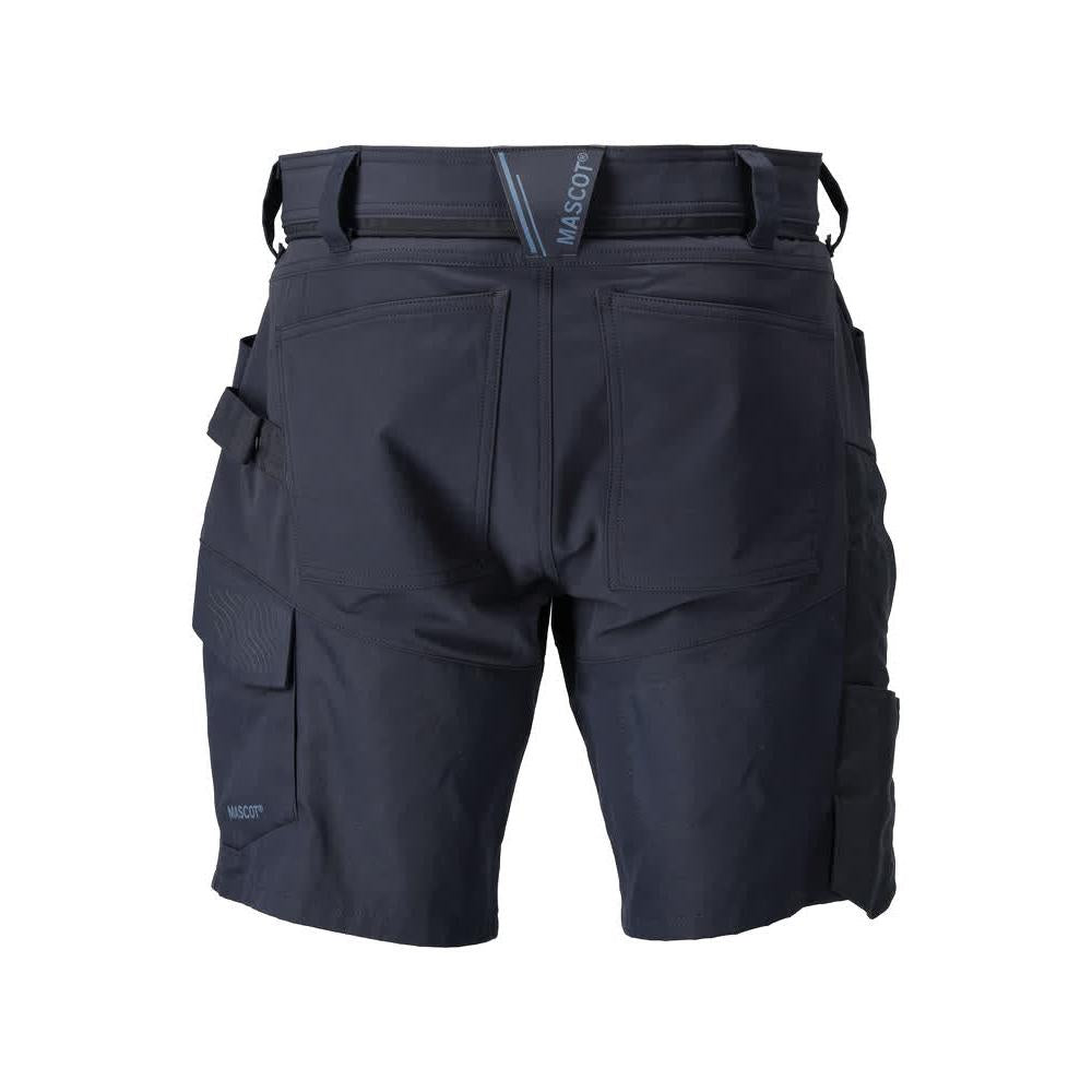 Shorts, shorts leves, preto-azul