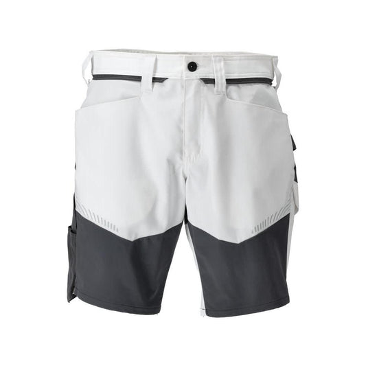Shorts, shorts leves, branco/cinza antracite