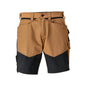 Shorts, shorts leves, marrom nozes/preto