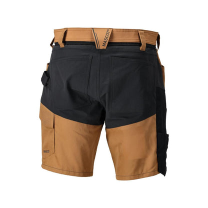 Shorts, shorts leves, marrom nozes/preto