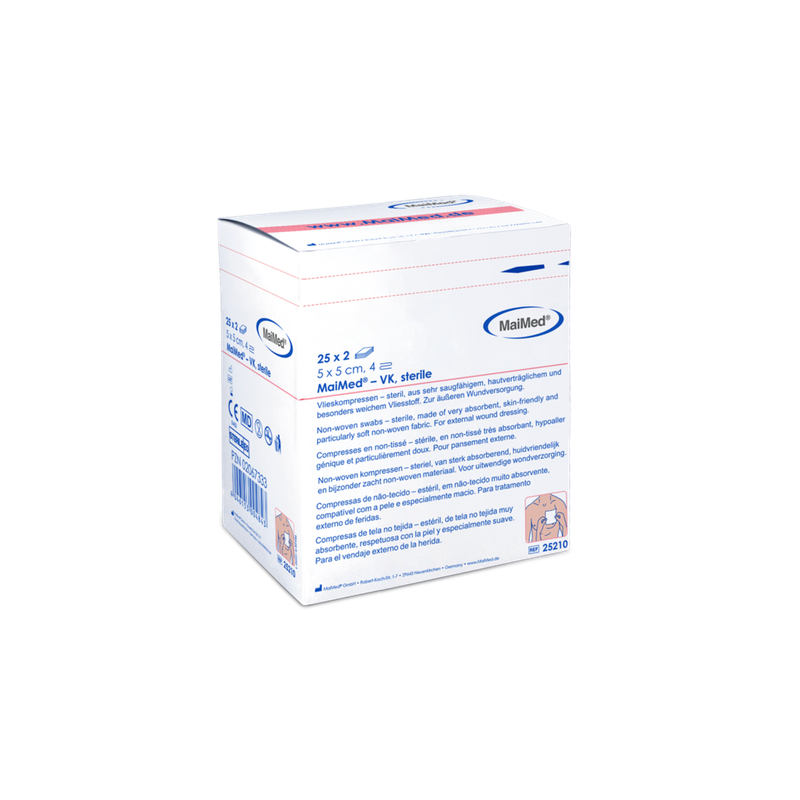 Compressas de lã MaiMed-VK estéreis