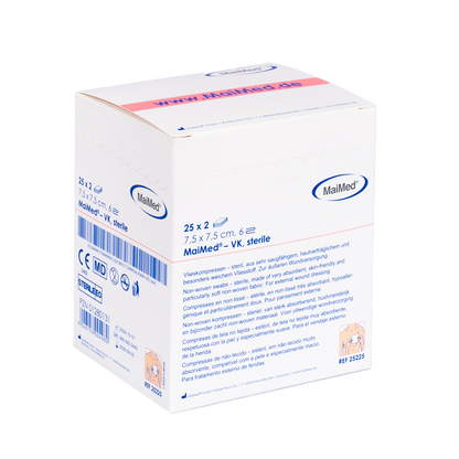 Compressas de lã MaiMed-VK estéreis