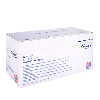 Compressas de lã MaiMed-VK estéreis