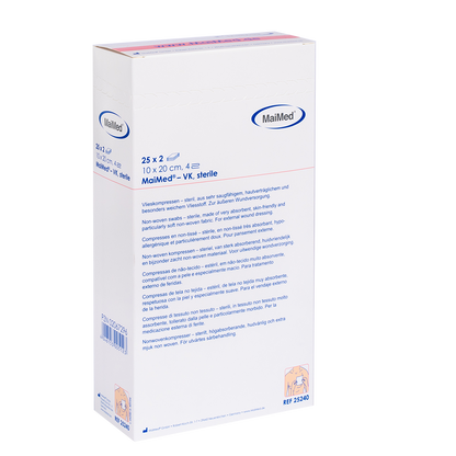 Compressas de lã MaiMed-VK estéreis