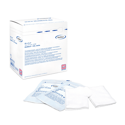 Compressas de lã estéreis MaiMed-VKS, 25x2 peças/caixa