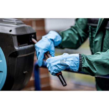 NITRAS BLUE CLEANER, luvas químicas, azuis