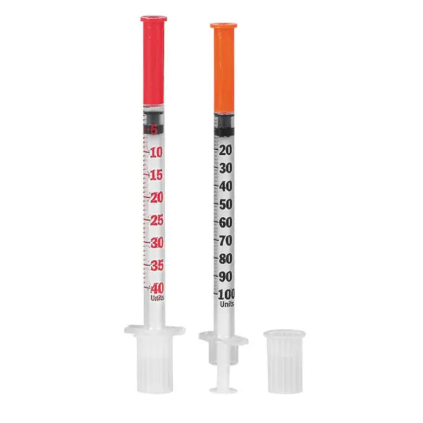 Seringa de insulina Micro-Fine Plus | Pacote (100 peças)