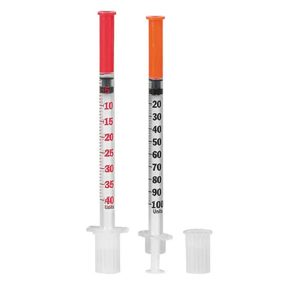Seringa de insulina Micro-Fine Plus | Pacote (100 peças)
