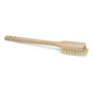 A escova profissional de cabo longo Nölle, com 42 cm, cerdas de PET termo resistentes de dureza média e um cabo de madeira com um furo para pendurar, está ilustrada sobre um fundo branco. Marca: Nölle Profi Pinsel Bürsten- & Pinseltechnik e.K.