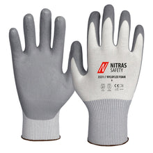 NITRAS NYLOFLEX FOAM, luvas de montagem, branco / cinza
