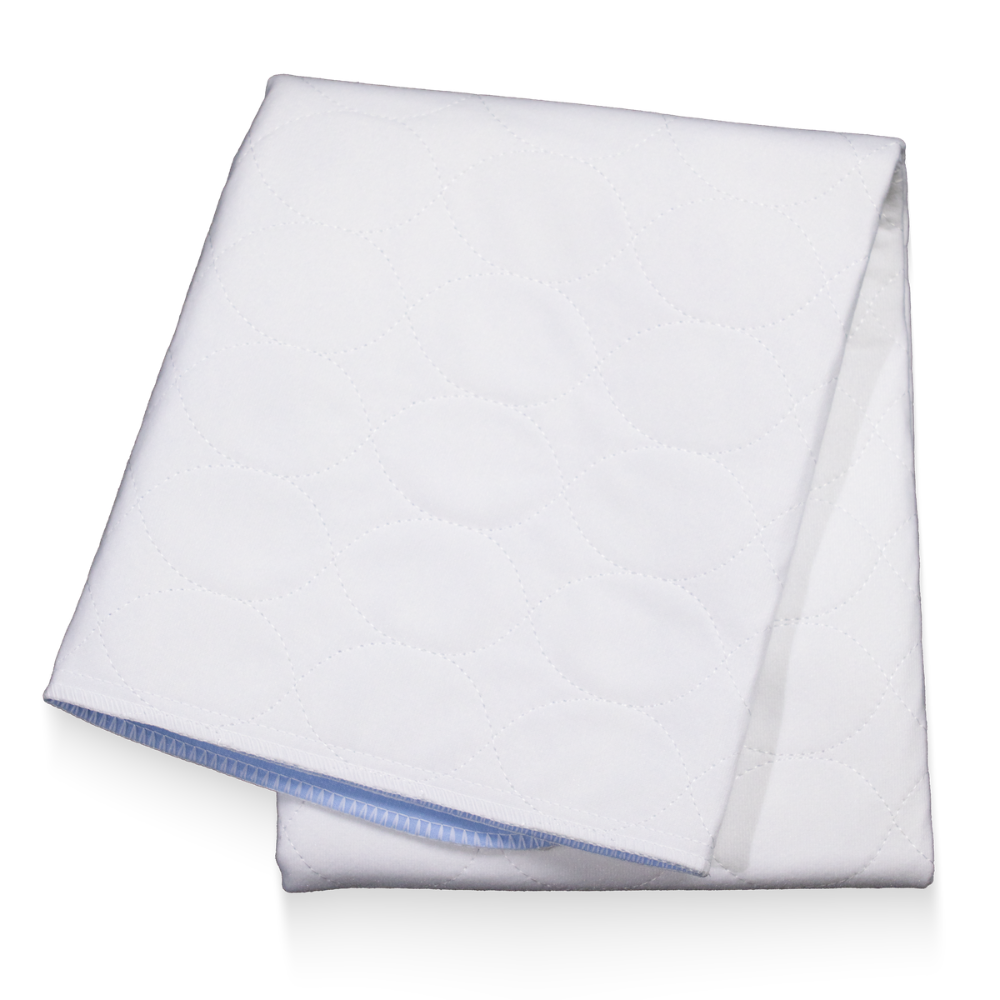 Protetor de cama AMPri MED-COMFORT lavável 75 x 90 cm, azul/branco | Pacote (1 peça)