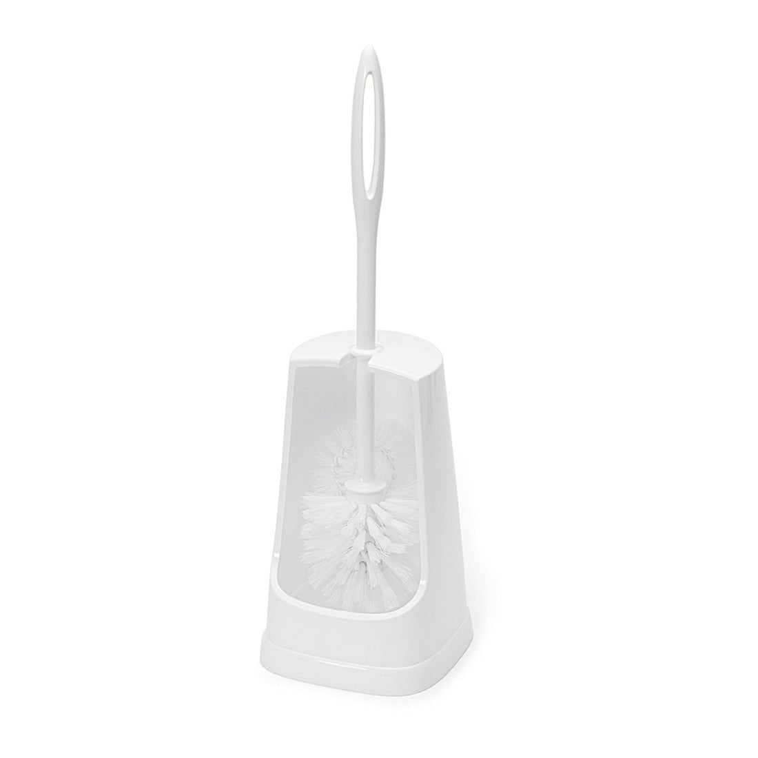 O conjunto de escova de WC Nölle Profi Brush com base branca e uma escova de WC com Ø 75 mm de cerdas de PP brancas é uma solução limpa e prática para a casa de banho. Marca: Nölle Profibürste Bürsten- & Pinseltechnik e.K.