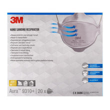 Máscara de partículas 3M™ Aura™ Comfort 9310+, FFP1, sem válvula, embalagem de 20 | Pacote (20 peças)