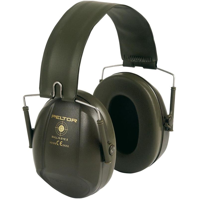 Protetores auriculares 3M™ PELTOR™ Bull's Eye I, verdes, dobráveis, H515FB-516-GN | Pacote (1 peça)