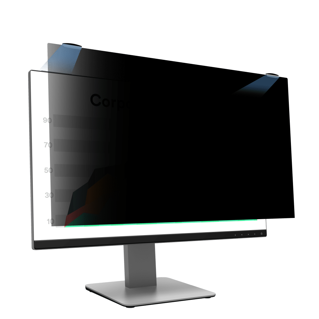 Filtro de privacidade 3M™ para monitor de tela cheia de 24 polegadas com sistema de montagem magnética COMPLY™, 16:10, PF240W1EM | Pacote (1 peça)
