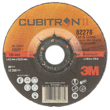 Disco de desbaste para corte e retificação 3M™ Cubitron™ II, T27, 125 mm x 4 mm x 22 mm, 36+ | Pacote (10 peças)