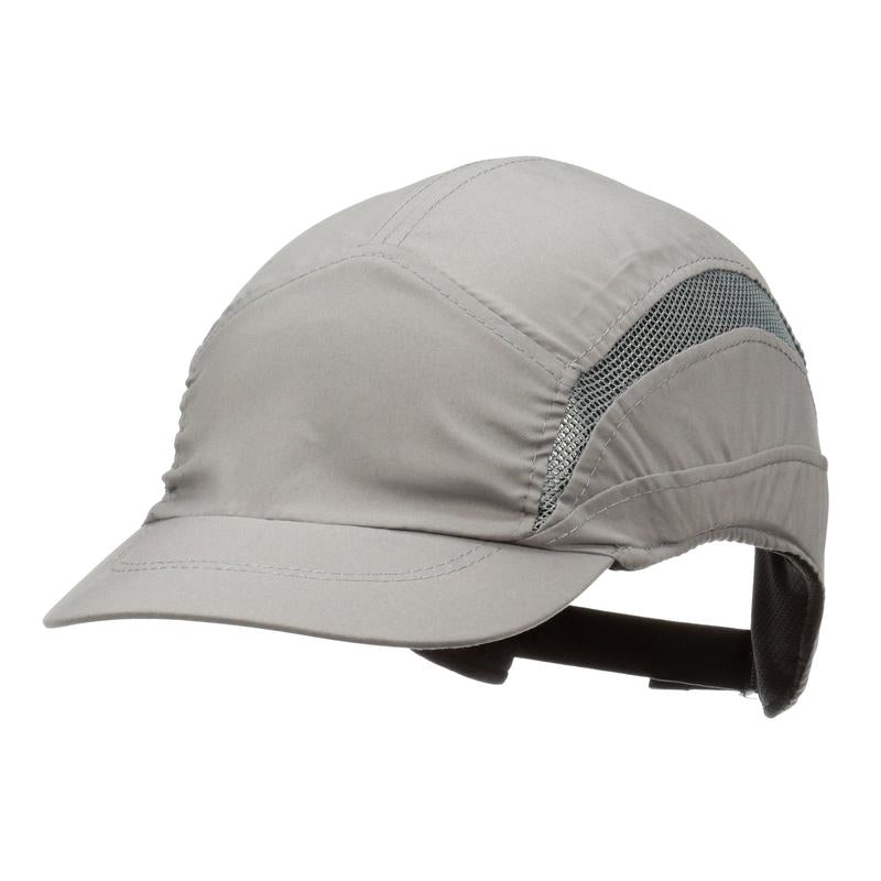 3M™ First Base™ 3 Bump Cap 2030607, Clássico, Cinza, Pico Curto, 55mm | Pacote (1 peça)