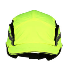 3M™ First Base™ 3 Bump Cap 2021866, Clássico, Fluorescente de Alta Visibilidade, Amarelo, Pico Curto, 55mm, Personalizado | Pacote (1 peça)