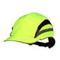 3M™ First Base™ 3 Bump Cap 2021866, Clássico, Fluorescente de Alta Visibilidade, Amarelo, Pico Curto, 55mm | Pacote (1 peça)
