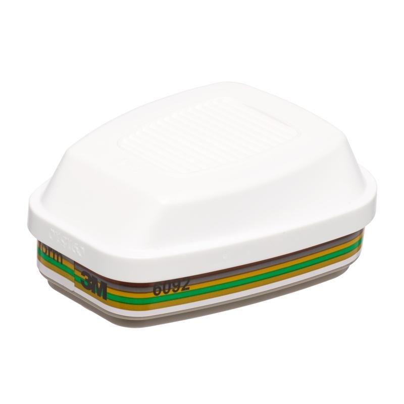 Filtro de Gás, Vapor e Partículas 3M™, A1B1E1K1P3 R + Formaldeído 6092 | Pacote (4 peças)