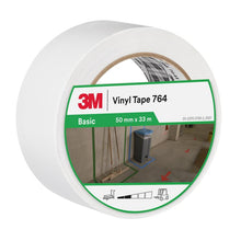Fita de PVC de uso geral 3M™ 764, branca, 50 mm x 33 m, 0,13 mm, embalada individualmente | Pacote (1 rolo)