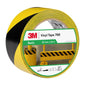 Fita de marcação de perigo 3M™ 766i, amarela/preta, 50 mm x 33 m, embalada individualmente | Pacote (1 rolo)