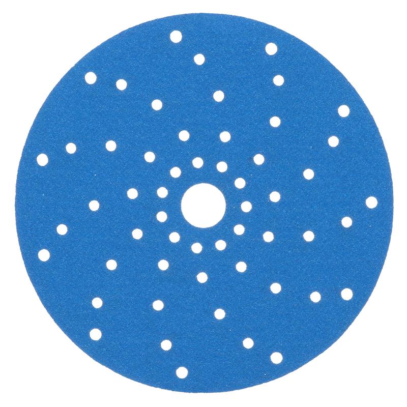 Disco de lixa 3M™ Hookit™ Azul Multifuro 325U, Azul, 150 mm, Multifuro, P120, 51373 | Pacote (1 peça)